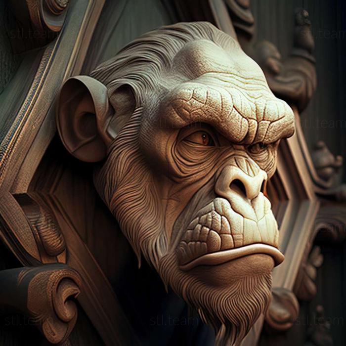 3D model ape (STL)